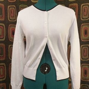 White lightweight cardigan